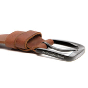 Copper Full-Grain Leather Belt för Herr – alternate product view 3