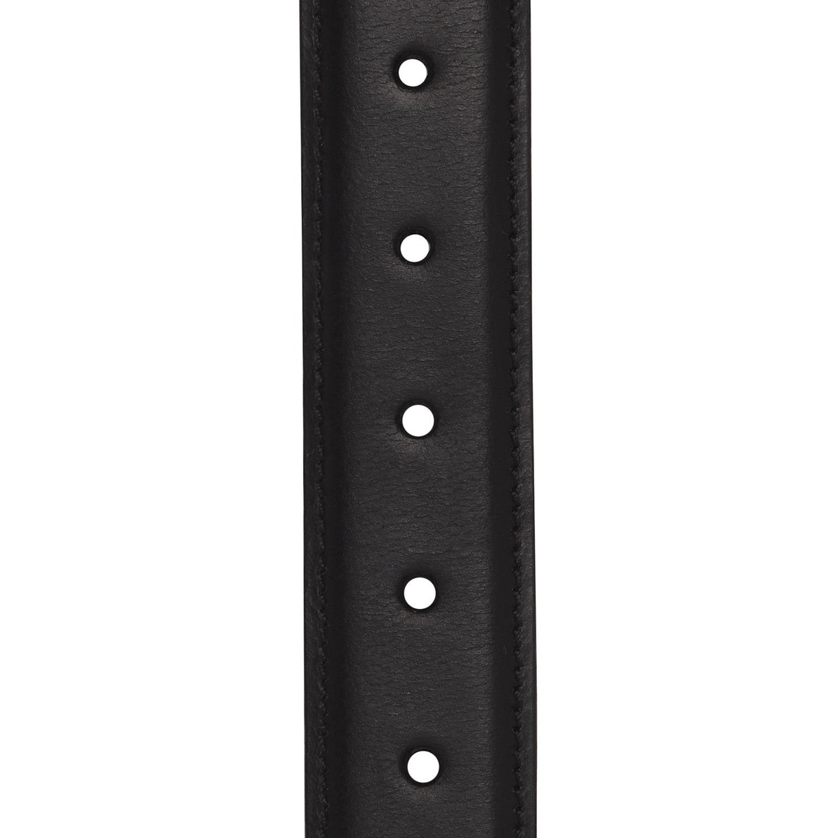 Elliot Full-Grain Leather Belt för Herr - Structured Side Profile Showing Gusset Depth &amp; Expansion Capacity