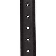 Elliot Full-Grain Leather Belt för Herr - Structured Side Profile Showing Gusset Depth &amp; Expansion Capacity