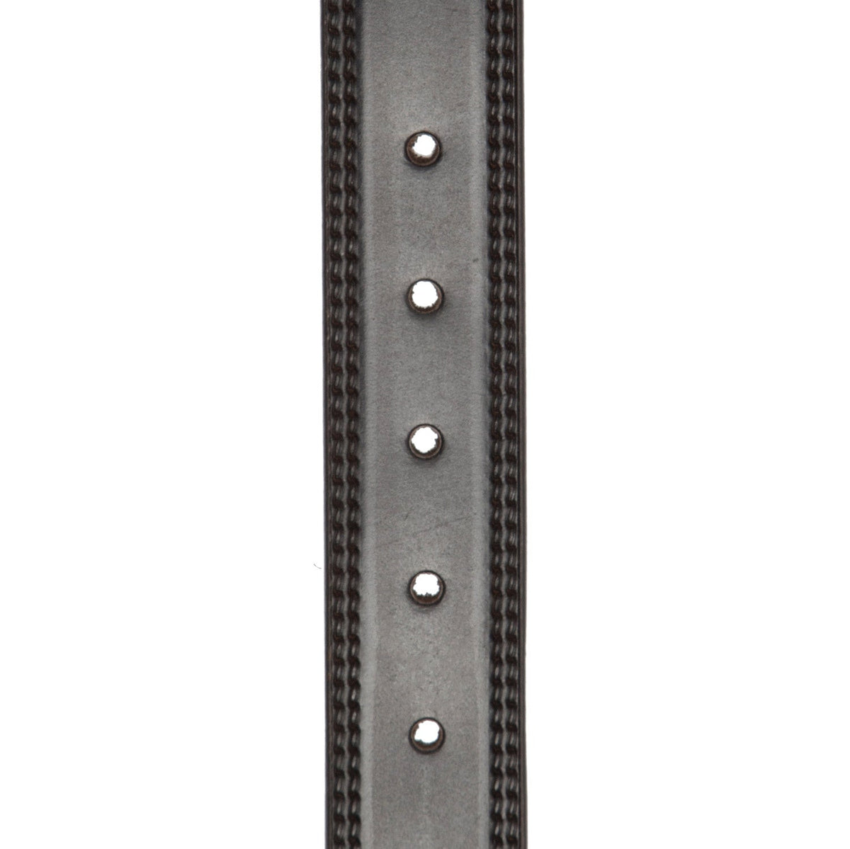 
Solid Antique Brass Hardware & Heavy-Duty Dual Zipper Detail on Manovo Fullnarvsläder Belt för Herr