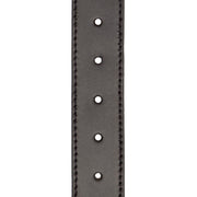 Solid Antique Brass Hardware &amp; Heavy-Duty Dual Zipper Detail on Ljusbrunaro Full-Grain Leather Belt för Herr