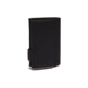 
Classic 100% Full-Grain Leather Card Holder - Bakifrån med förstärkta läderremmar och sömmar