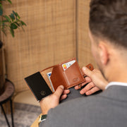 Larino Full-Grain Leather Card Holder för Dam – alternate product view 3