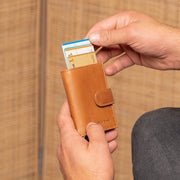 Leipzig Full-Grain Leather Card Holder för Dam – alternate product view 2