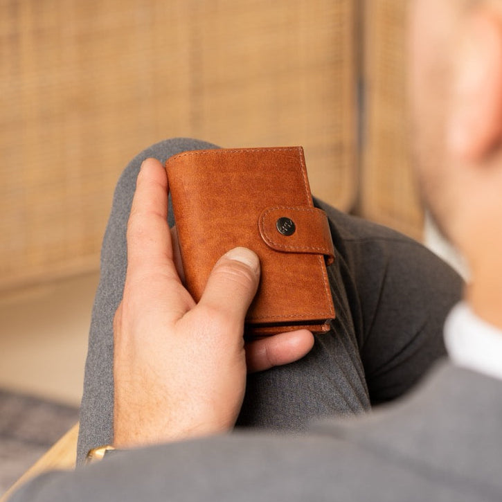 Lesina Full-Grain Leather Card Holder för Dam – alternate product view 2