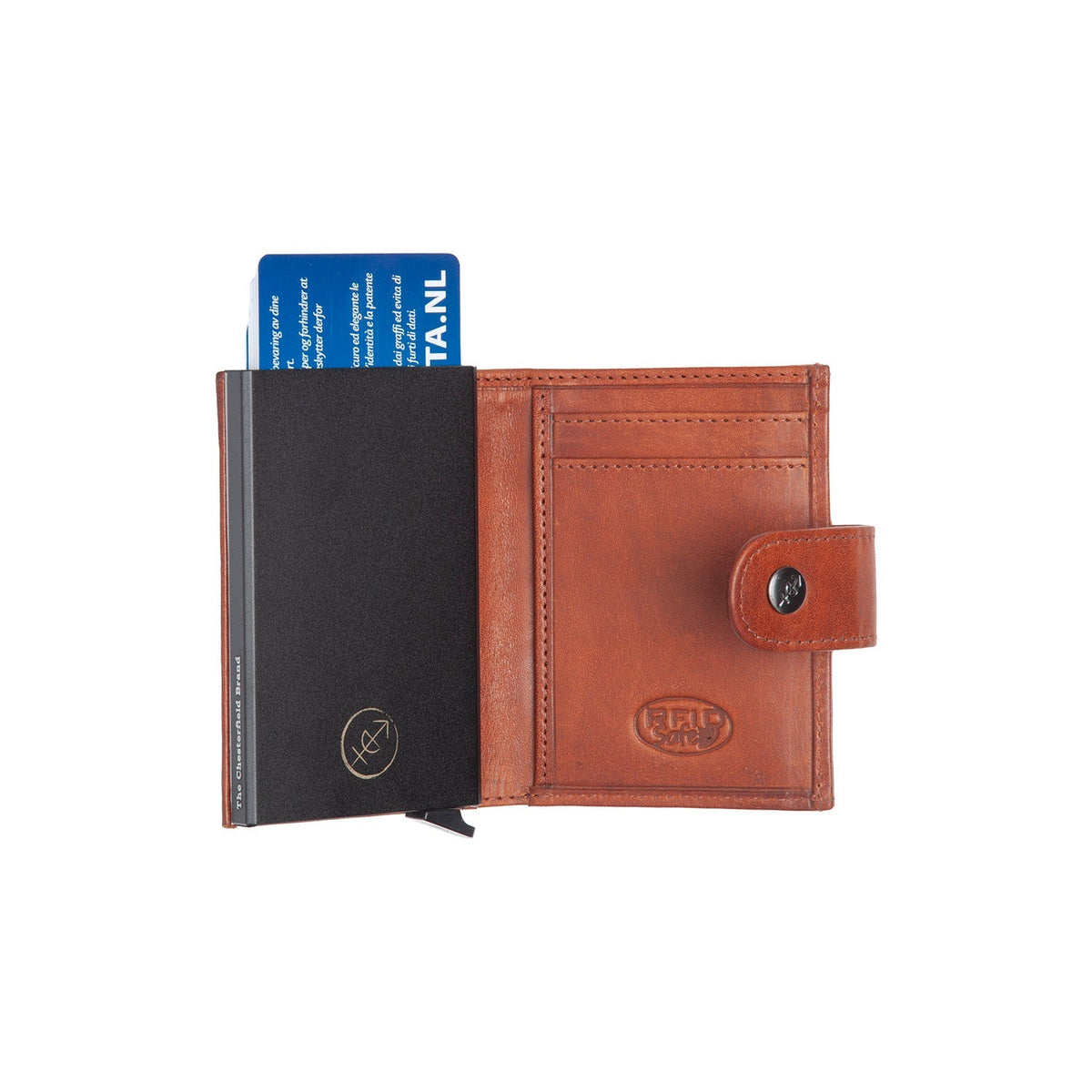 Lesina Full-Grain Leather Card Holder för Dam – alternate product view 3
