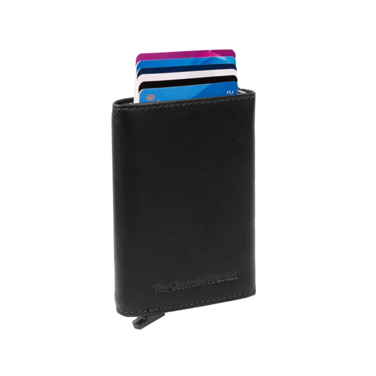 Palma Full-Grain Leather Card Holder för Dam in Classic 100% Full-Grain Leather - Full Exterior Front Profile View | Buy Online