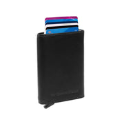 Palma Full-Grain Leather Card Holder för Dam in Classic 100% Full-Grain Leather - Full Exterior Front Profile View | Buy Online