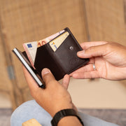 Palma Full-Grain Leather Card Holder för Dam – alternate product view 3