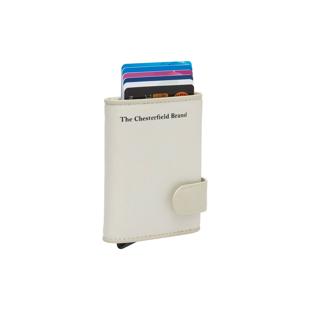 Sabana Full-Grain Leather Card Holder för Dam in Classic 100% Full-Grain Leather - Full Exterior Front Profile View | Buy Online
