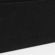 Solid Antique Brass Hardware &amp; Heavy-Duty Dual Zipper Detail on Leather Card Wallet för Dam