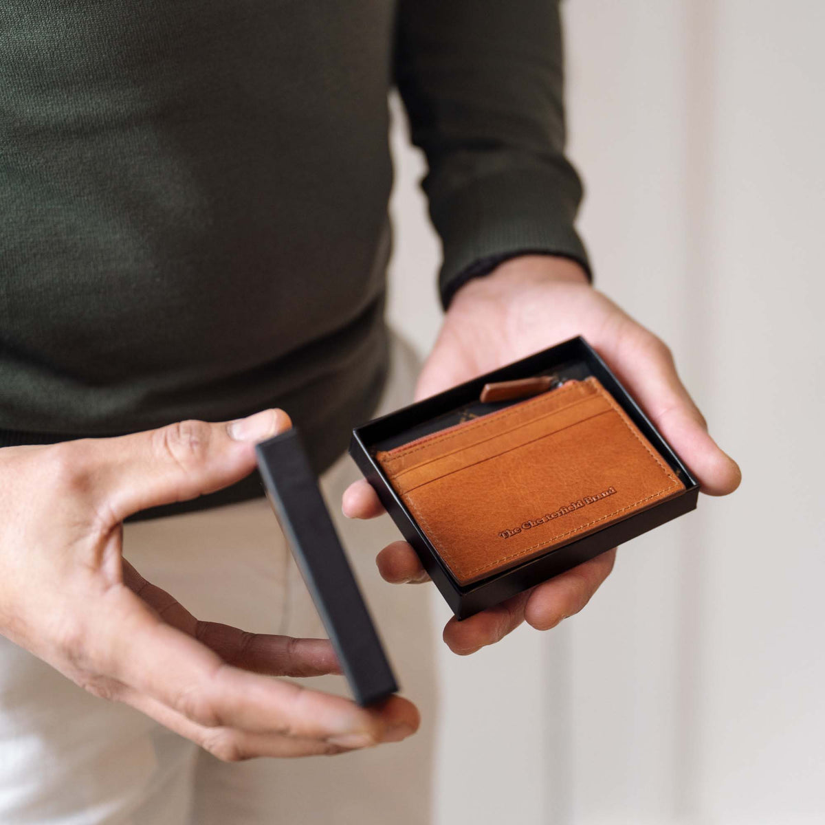 Leather Card Wallet för Dam – alternate product view 2