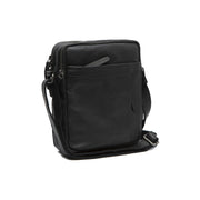 Alva Full-Grain Leather Crossbody Bag för Herr in Classic 100% Full-Grain Leather - Full Exterior Front Profile View | Buy Online