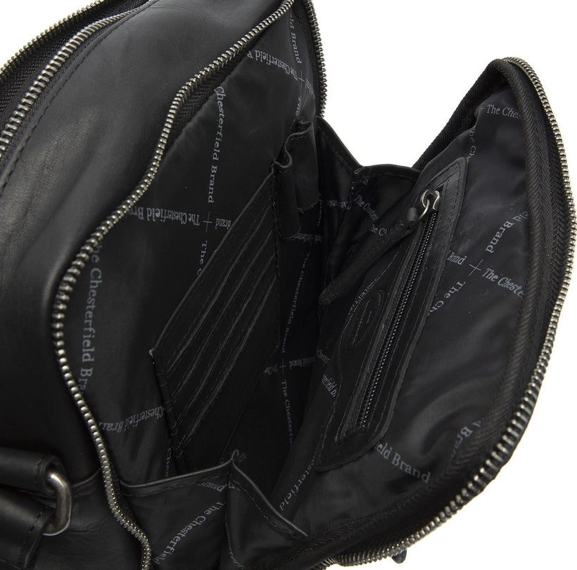 Alva Full-Grain Leather Crossbody Bag för Herr