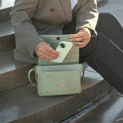 Ann Full-Grain Leather Crossbody Bag för Dam – alternate product view 3