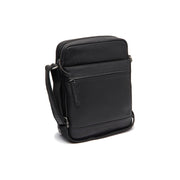 Anzora Full-Grain Leather Crossbody Bag för Herr in Classic 100% Full-Grain Leather - Full Exterior Front Profile View | Buy Online