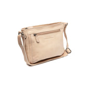 Aston Full-Grain Leather Crossbody Bag för Dam in Classic 100% Full-Grain Leather - Full Exterior Front Profile View | Buy Online