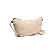 
Clarita Crossbodyväska i läder i klassiskt 100% fullnarvsläder - Full Exterior Framifrån med skräddarsydd silhuett | Handla online