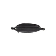 Durban Full-Grain Leather Crossbody Bag för Dam - Structured Side Profile Showing Gusset Depth &amp; Expansion Capacity