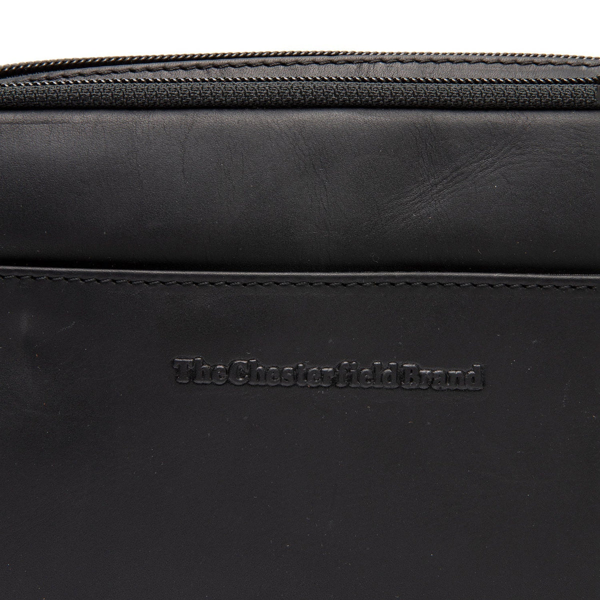 
Classic 100% Full-Grain leather Bag - Bakifrån med förstärkta läderremmar och sömmar