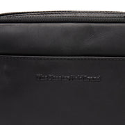 
Classic 100% Full-Grain leather Bag - Bakifrån med förstärkta läderremmar och sömmar
