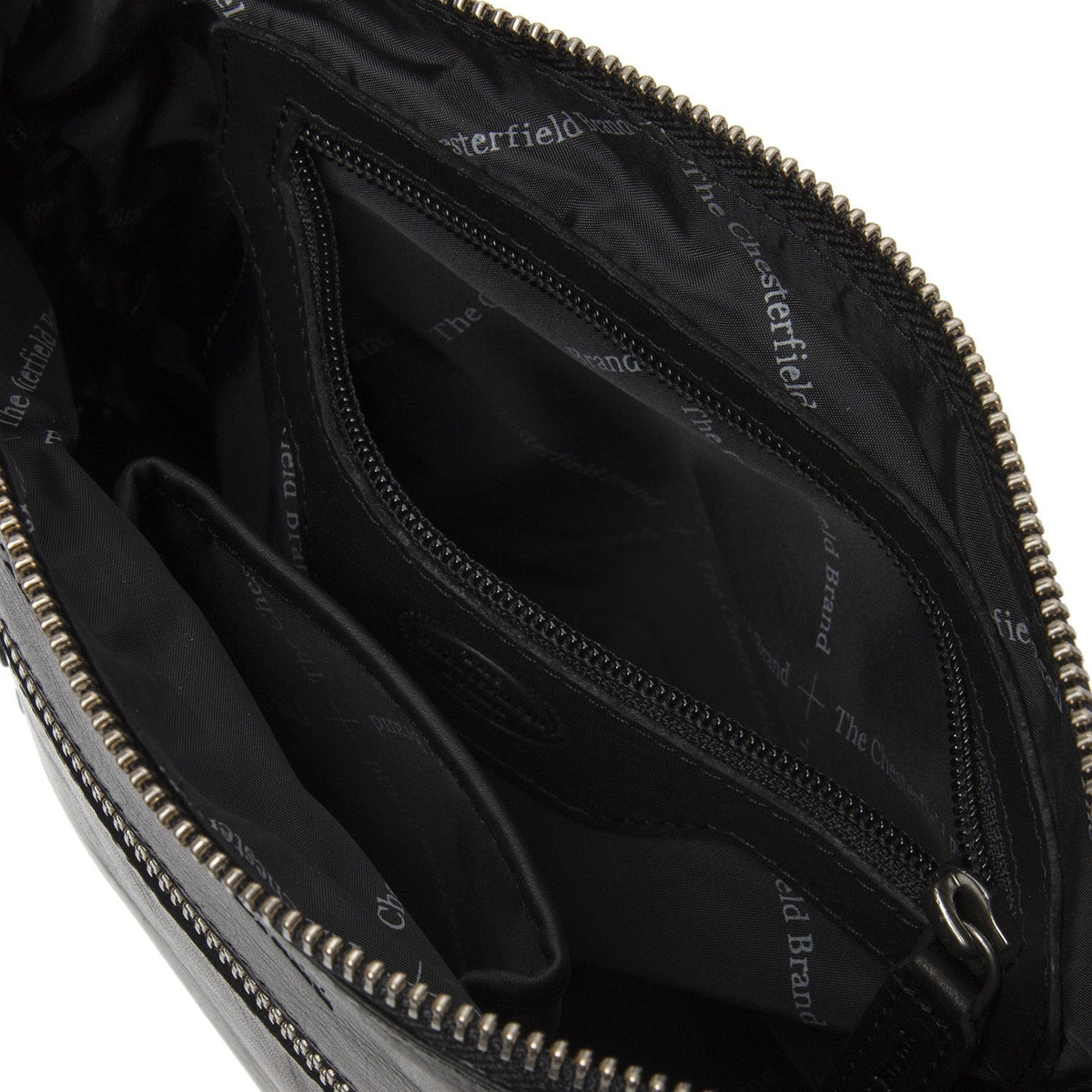 
Classic 100% Full-Grain leather Bag - Bakifrån med förstärkta läderremmar och sömmar