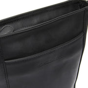 
Classic 100% Full-Grain leather Bag - Bakifrån med förstärkta läderremmar och sömmar