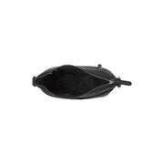 Henderson Full-Grain Leather Crossbody Bag för Dam - Structured Side Profile Showing Gusset Depth &amp; Expansion Capacity