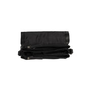 Solid Antique Brass Hardware &amp; Heavy-Duty Dual Zipper Detail on Laverton Full-Grain Leather Crossbody Bag för Dam