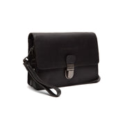 Lucca Full-Grain Leather Crossbody Bag för Dam in Classic 100% Full-Grain Leather - Full Exterior Front Profile View | Buy Online