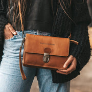 Lucca Full-Grain Leather Crossbody Bag för Dam – alternate product view 2