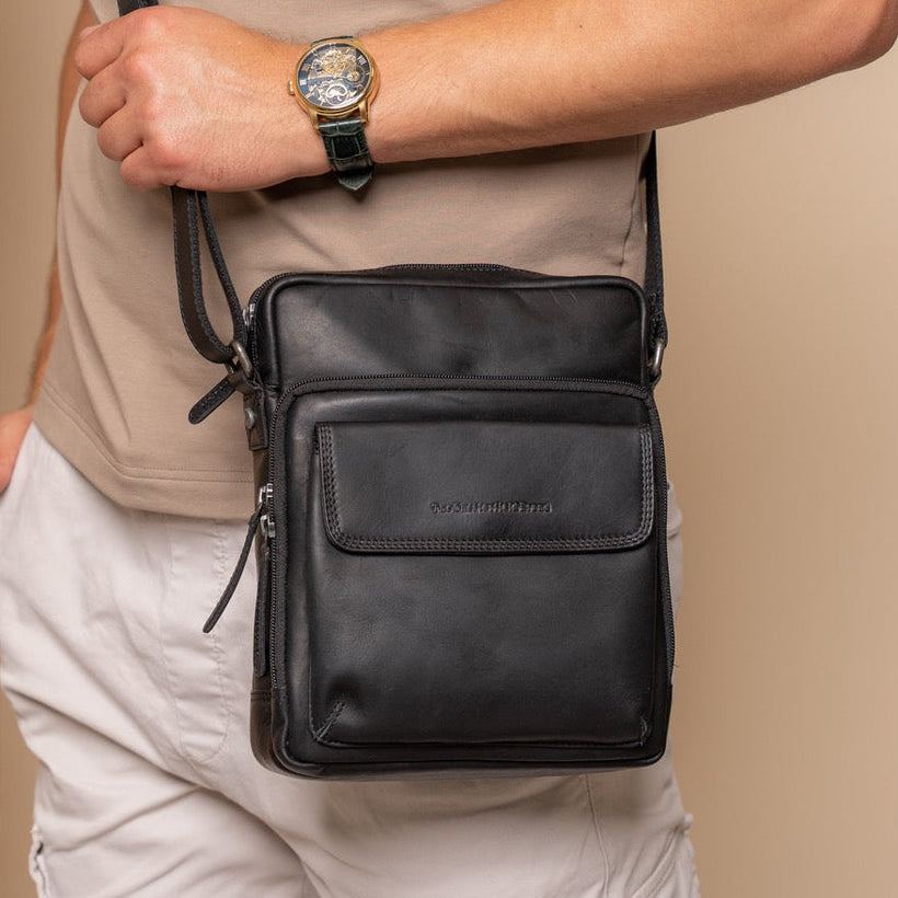 Montira Full-Grain Leather Crossbody Bag för Herr