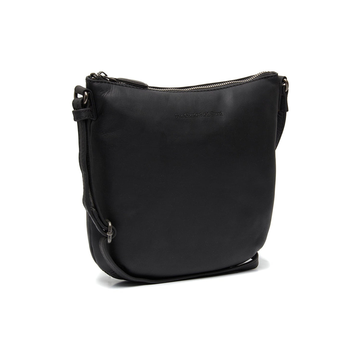 Redding Full-Grain Leather Crossbody Bag för Dam in Red 100% Full-Grain Leather - Full Exterior Front Profile View | Buy Online