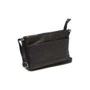 Salerno Full-Grain Leather Crossbody Bag för Dam in Classic 100% Full-Grain Leather - Full Exterior Front Profile View | Buy Online