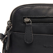 
Classic 100% Full-Grain leather Bag - Bakifrån med förstärkta läderremmar och sömmar