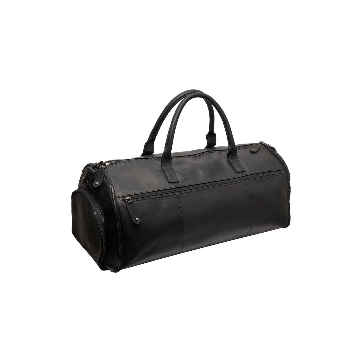 Tailored Rib Cuffs &amp; Hem Craftsmanship Construction Detail on Leather Garment Bag Finlay för Dam