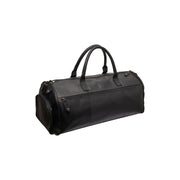 Tailored Rib Cuffs &amp; Hem Craftsmanship Construction Detail on Leather Garment Bag Finlay för Dam