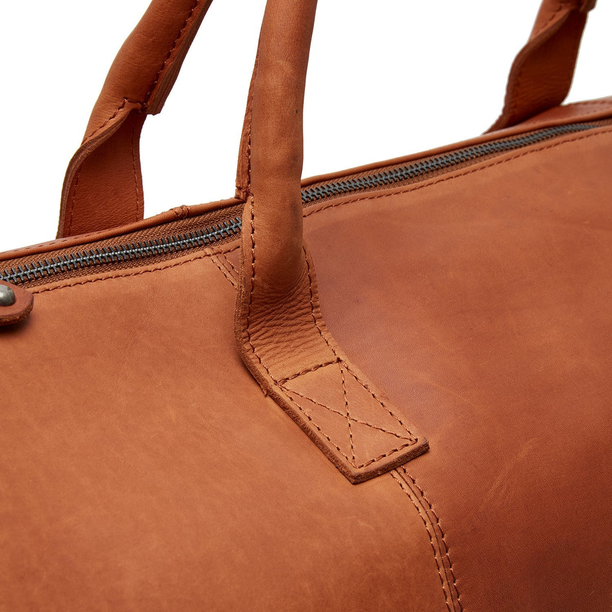 Cognac Leather Garment Bag Finlay för Dam, detail view 1