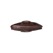 Close-Up Detail of Classic Collar &amp; Heavy-Duty Zipper Hardware on Leather Garment Bag Josh för Dam