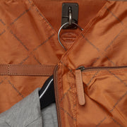 Cognac Leather Garment Bag Josh för Dam, detail view 4