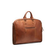 Cognac Leather Garment Bag Josh för Dam, detail view 5