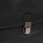 
Classic 100% Full-Grain leather Goods - Bakifrån med perfekt axelpassform och ren fåll