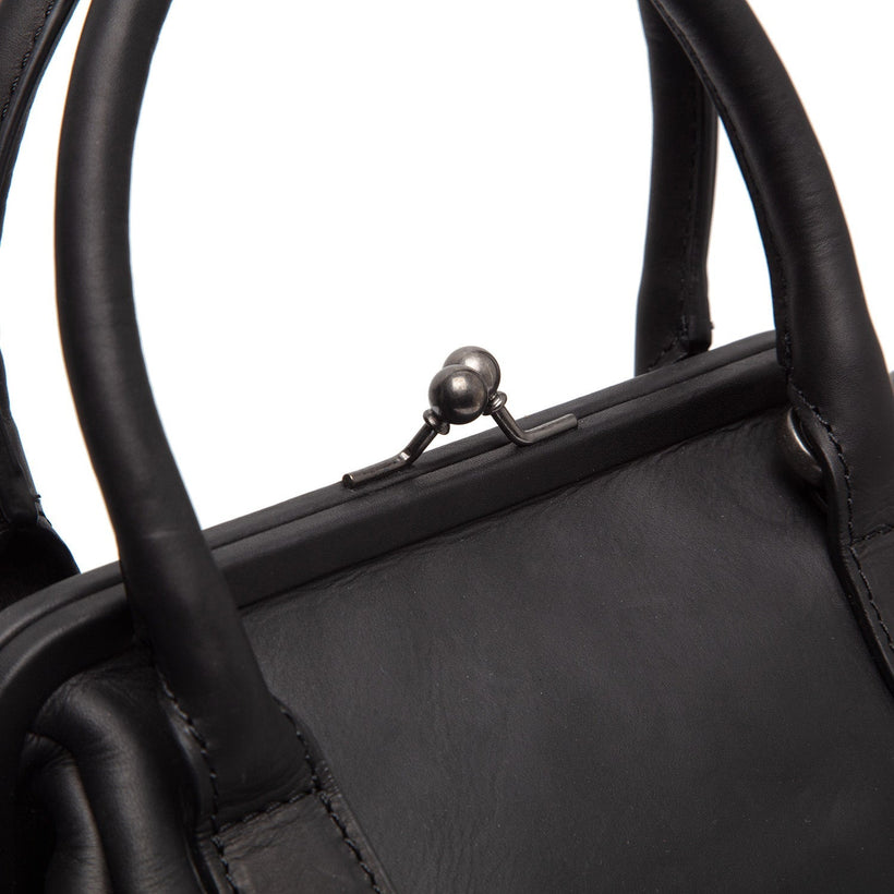Chili Full-Grain Leather Handbag för Dam