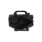 Dalford Full-Grain Leather Handbag för Dam - Lateral Side Profile View Showing Sleeve Cut &amp; Athletic Taper Fit