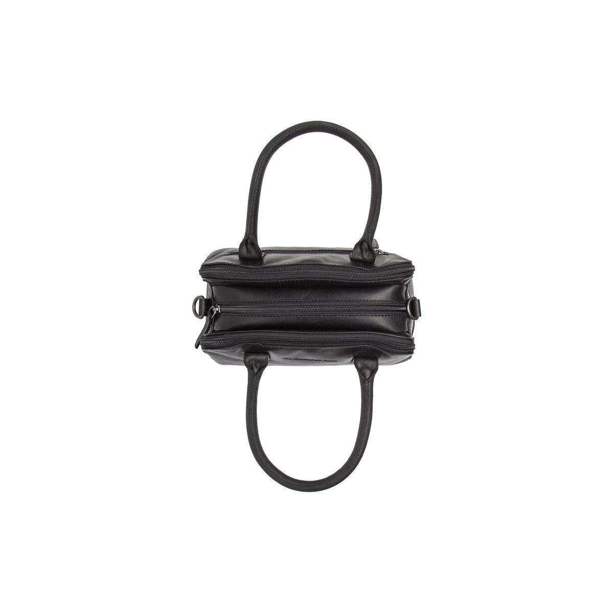 Ezra Full-Grain Leather Handbag för Dam - Lateral Side Profile View Showing Sleeve Cut &amp; Athletic Taper Fit