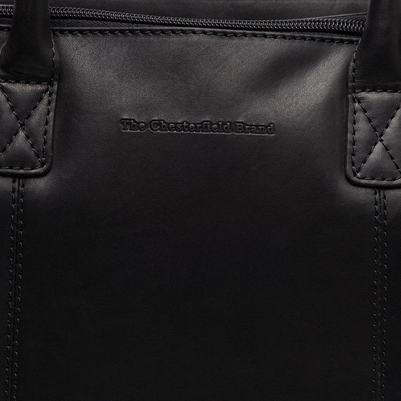 Layton Full-Grain Leather Handbag för Dam