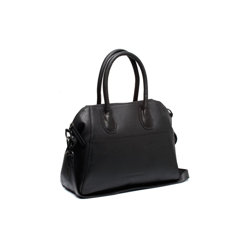 Marsala Full-Grain Leather Handbag för Dam