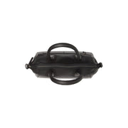 Marsala Full-Grain Leather Handbag för Dam - Lateral Side Profile View Showing Sleeve Cut &amp; Athletic Taper Fit