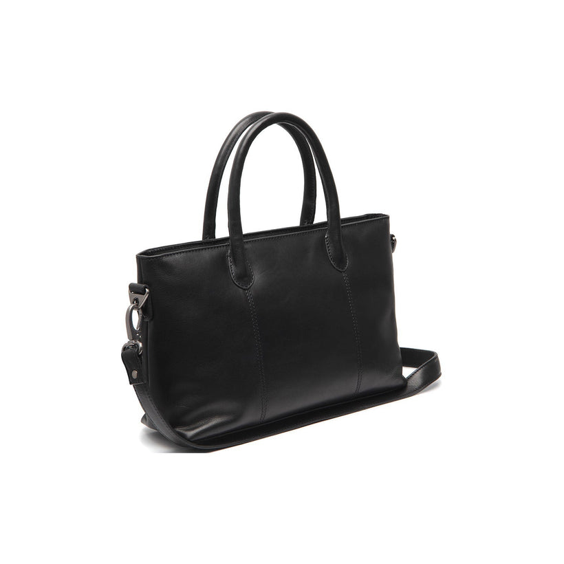Pergamino Full-Grain Leather Handbag för Dam