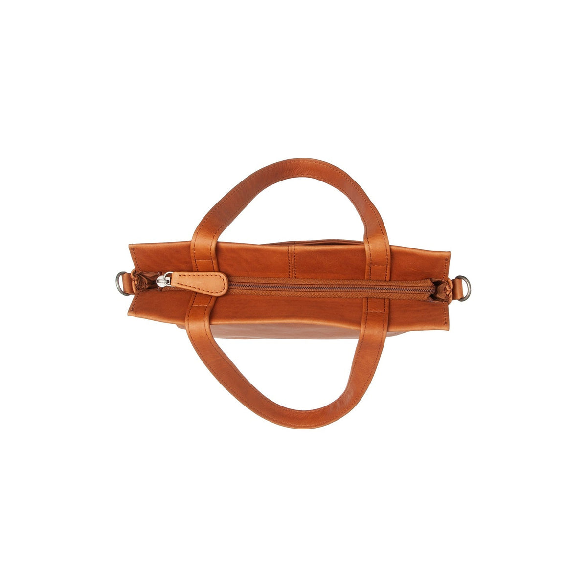 Rivington Full-Grain Leather Handbag för Dam - Lateral Side Profile View Showing Sleeve Cut &amp; Athletic Taper Fit